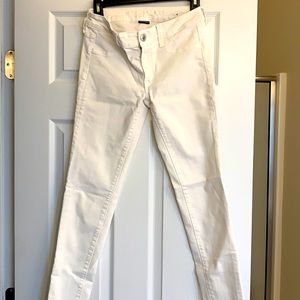 White AE skinny jeans